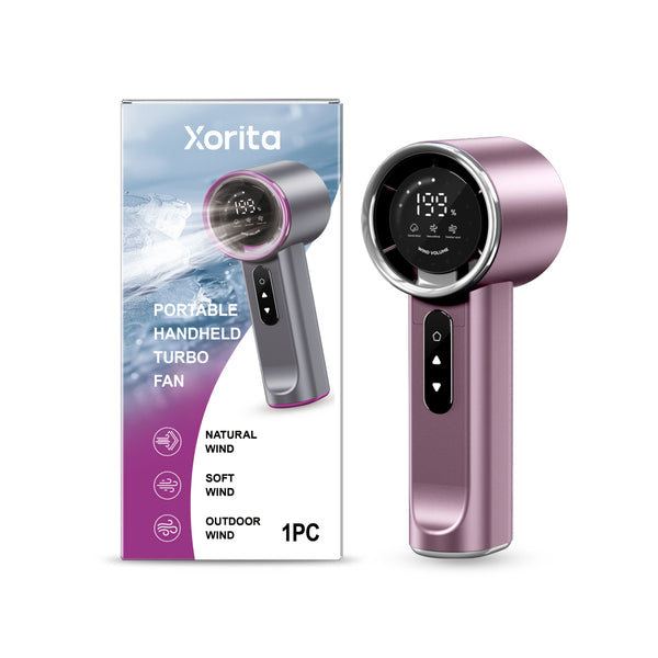 TurboFlow Rechargeable Handheld Fan