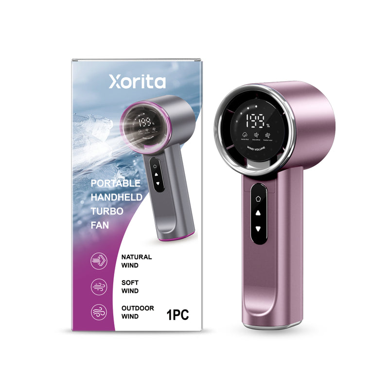 TurboFlow Rechargeable Handheld Fan